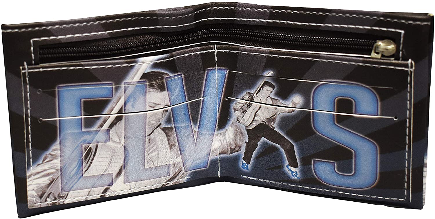 Elvis Presley Foldable Wallet - Blue Suede Shoes